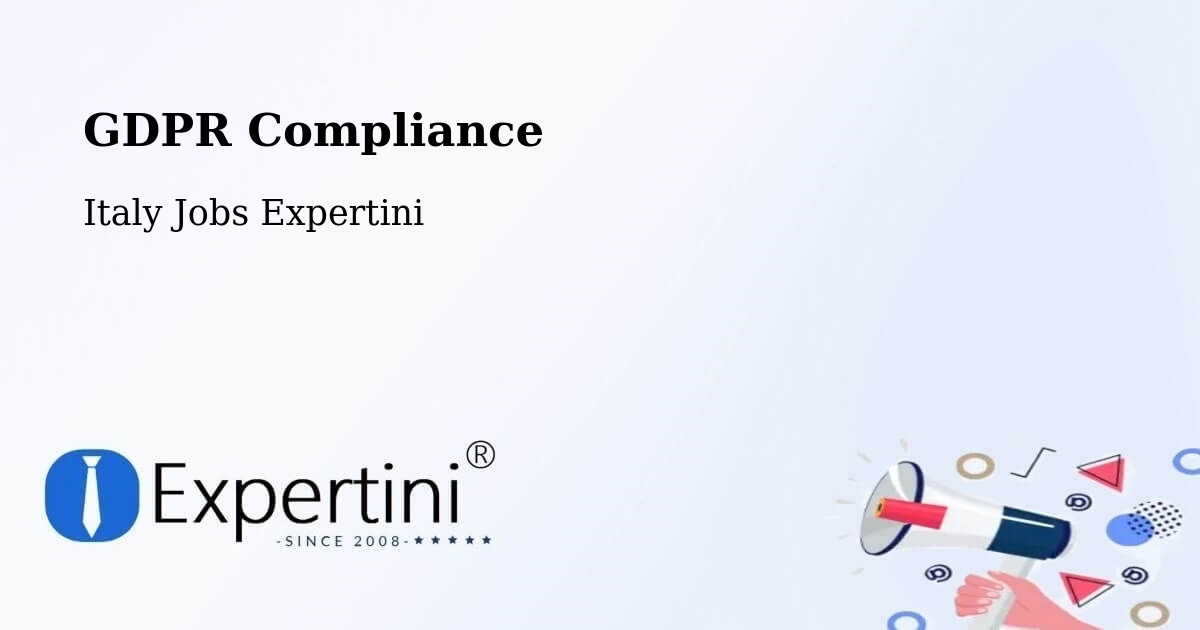 EU GDPR Compliance Statement – Altopascio - Italy Jobs Expertini